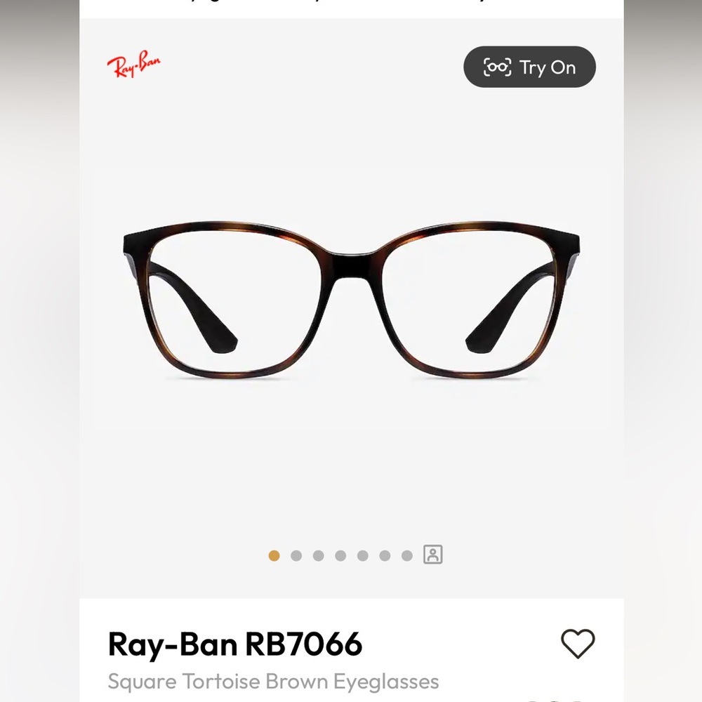NWOT-Unisex Ray-Ban prescription glasses (for your to change lenses)